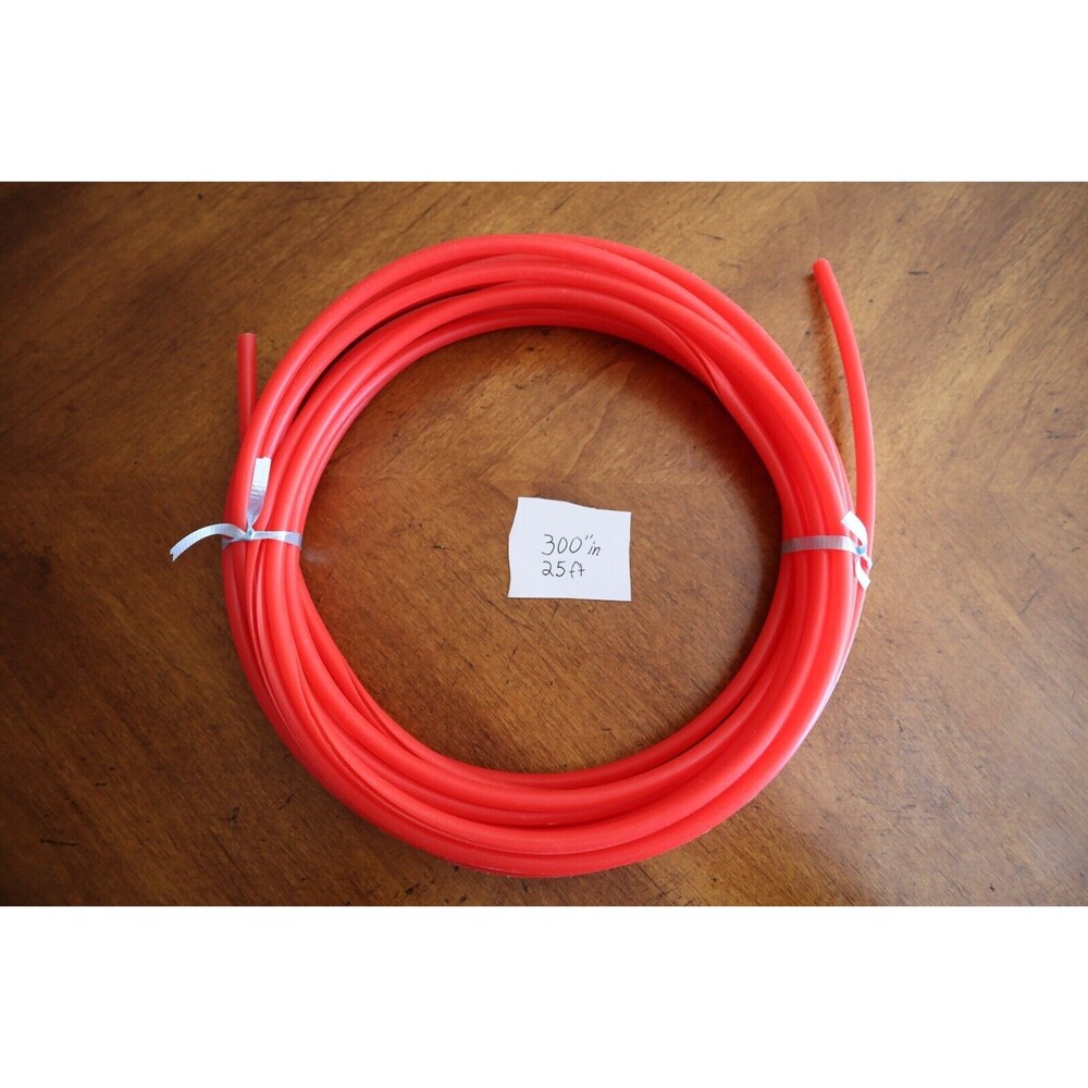 Knex Rippin' Rocket Coaster Replacement Part: Red Track Tube 25 Feet Single Piec